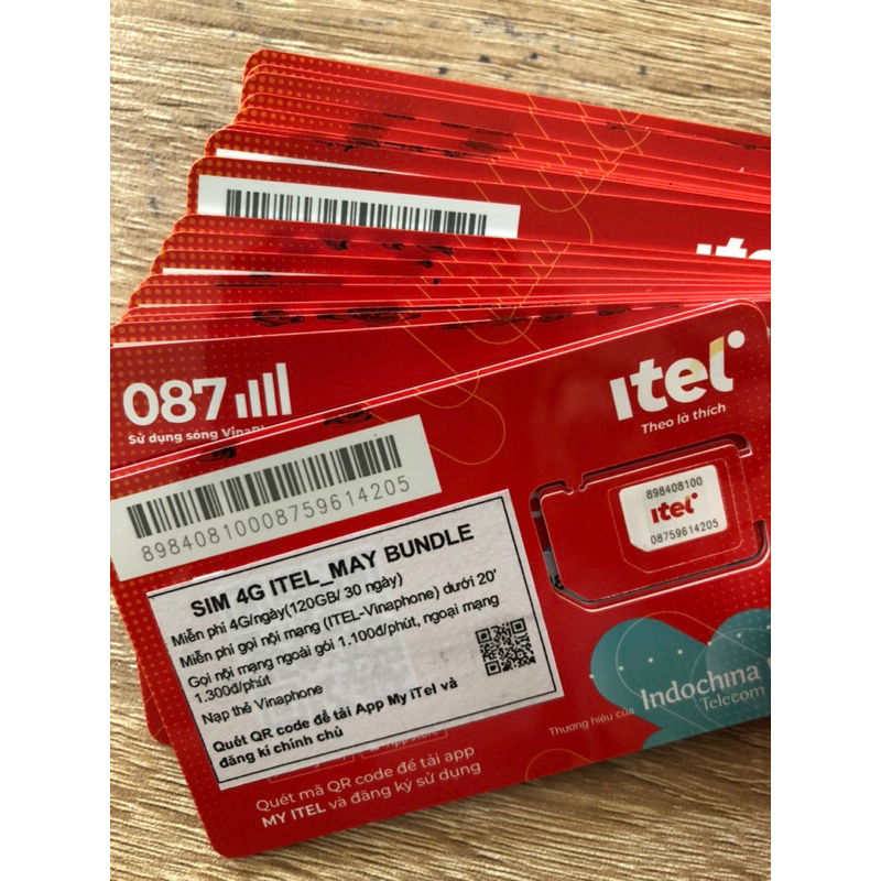 Sim itel data số đẹp đuôi 39 79 99 88 86 68