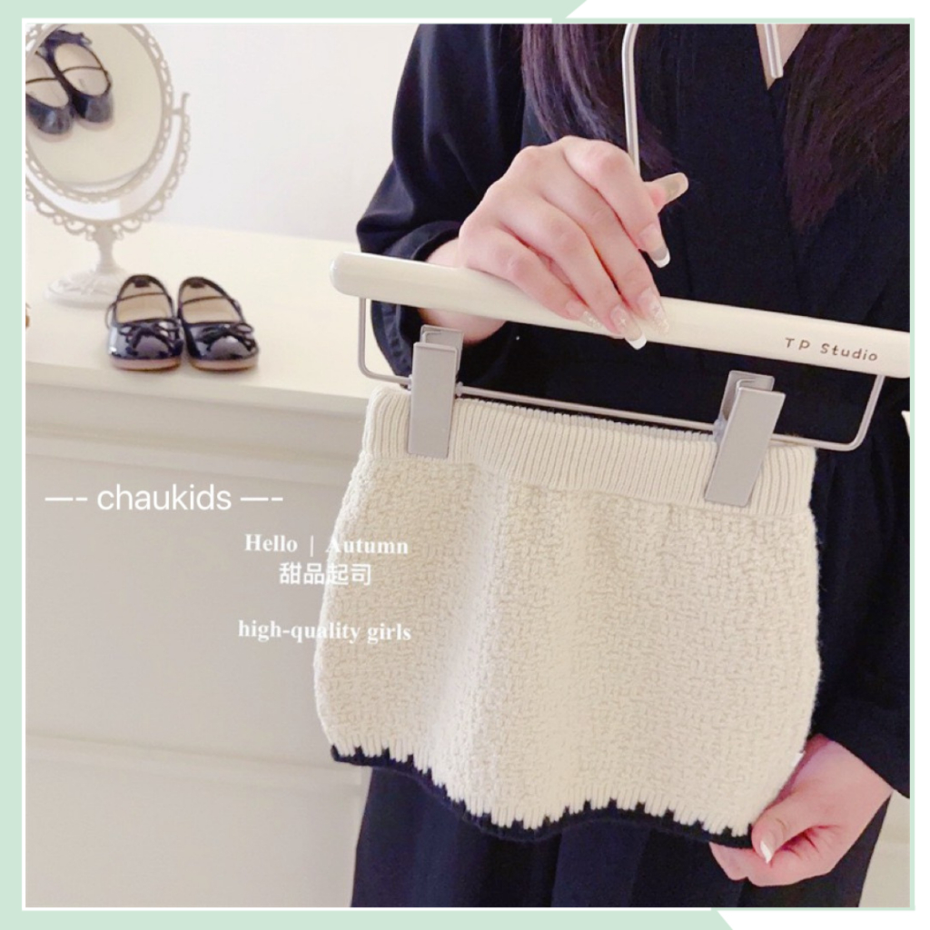 Set váy bé gái, bộ thu đông gồm áo khoác nơ chạy viền zizac kèm chân váy cho bé đi chơi BBG122