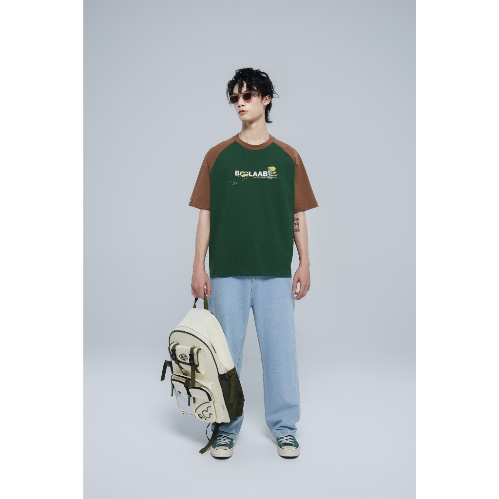 Balo BOO Unisex Large Logo Phối Túi Plastic