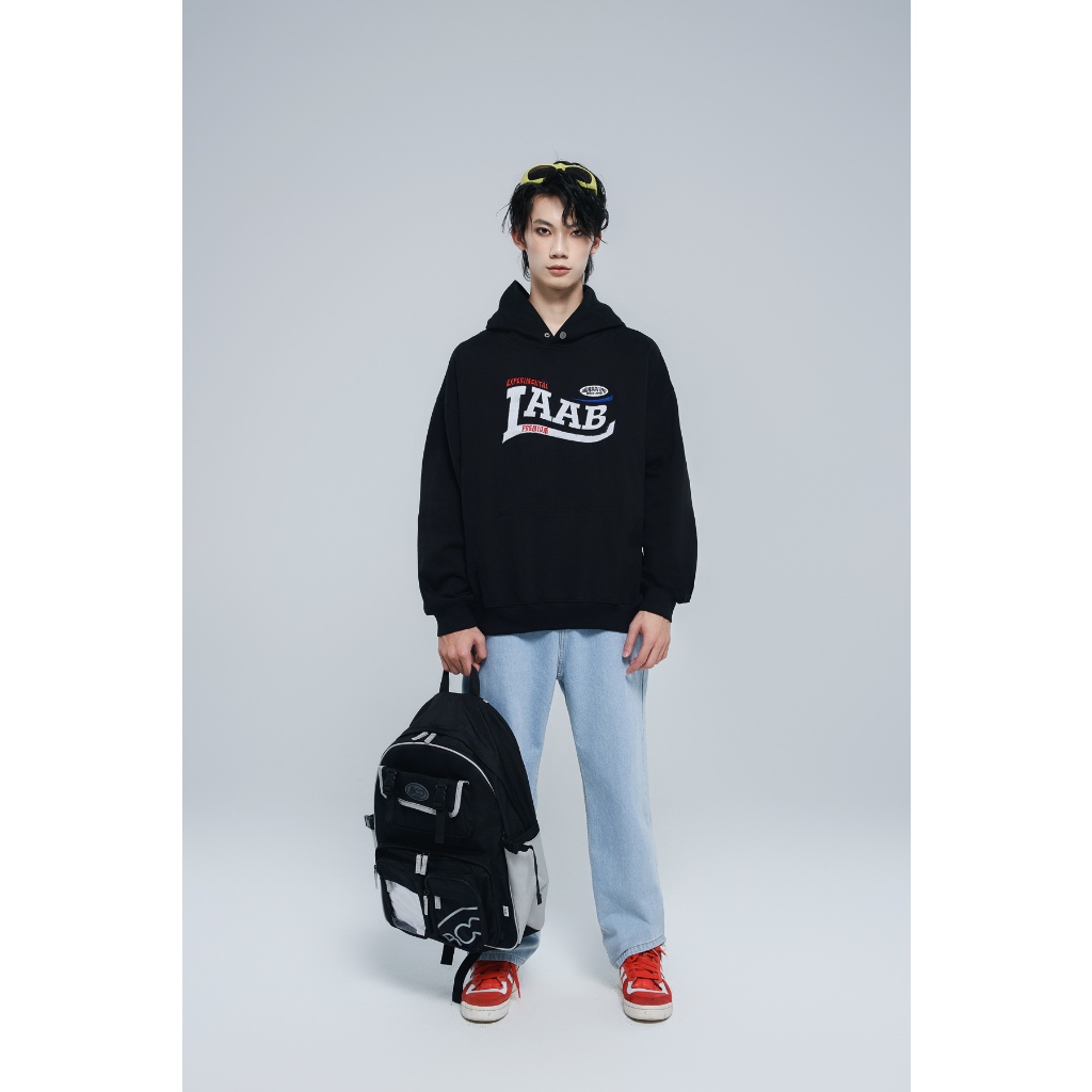 Balo BOO Unisex Large Logo Phối Túi Plastic