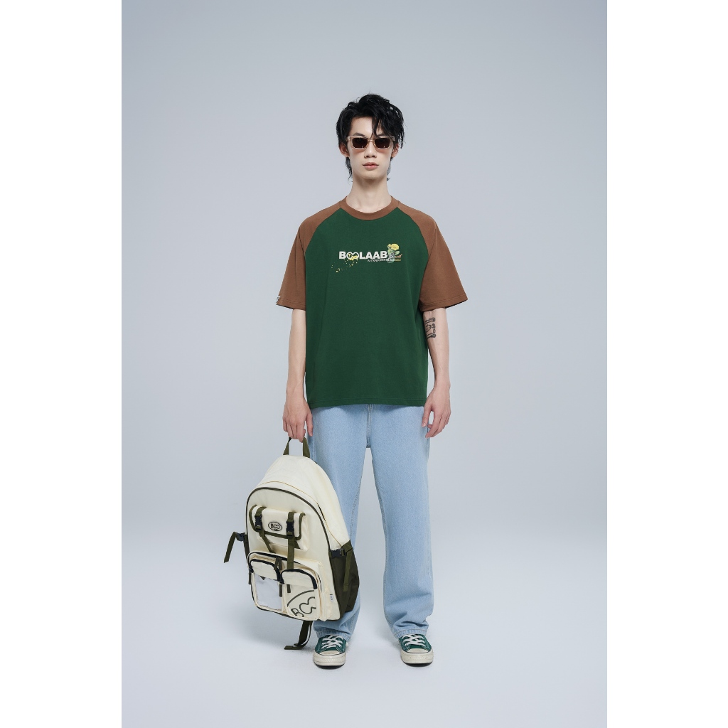 Balo BOO Unisex Large Logo Phối Túi Plastic