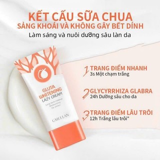   Hàng chính hãng  Kem lười nâng tone gmeelan gluta whytening lazy cream 30g 