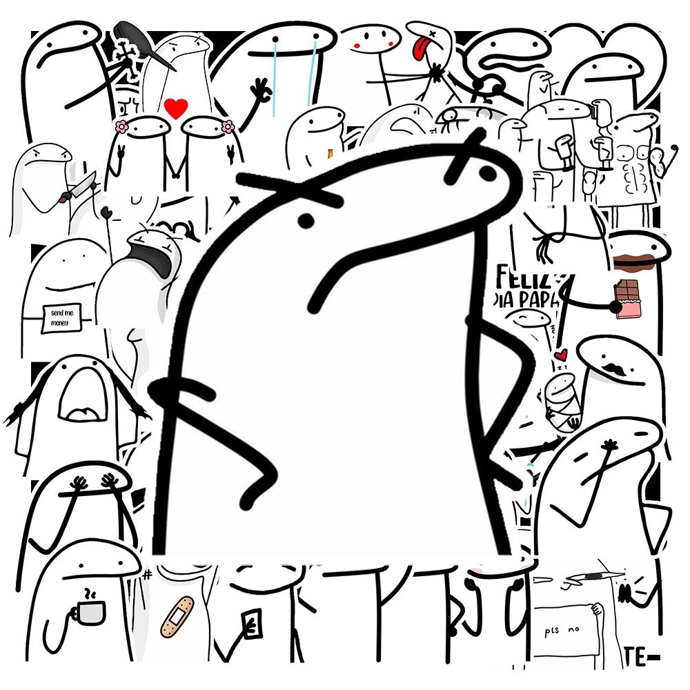 Combo 50 Sticker Meme Thằn Lằn chống nước sticker dán laptop, điện thoại, đàn guitar, mũ bảo hiểm, vali. MSP: ST103