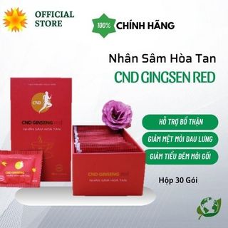 Nhân sâm canada hòa tan cnd ginseng red bổ thân, tăng cường sức khỏe , hộp 7 gói