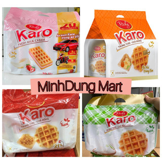 Bánh trứng tươi chà bông sợi thịt gà Karo các vị