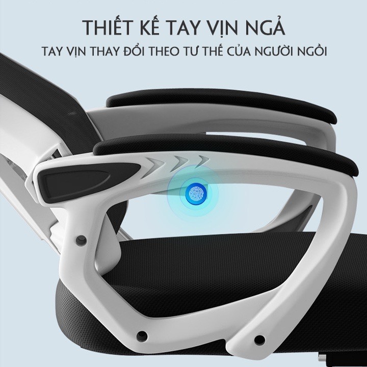 Ghế Xoay Văn Phòng Công Thái Học DOFI cao cấp tụa đầu  có thể điều  chỉnh, mẫu hot nhất năm 2023 707