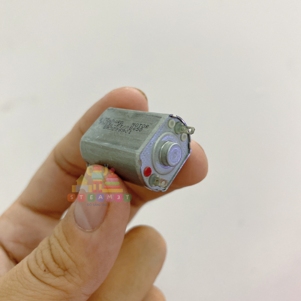 Motor mini 130 điện áp 12V tốc độ 10000 vòng chạy êm cho máy xăm, máy mài - hàng mới 100% - LK0541