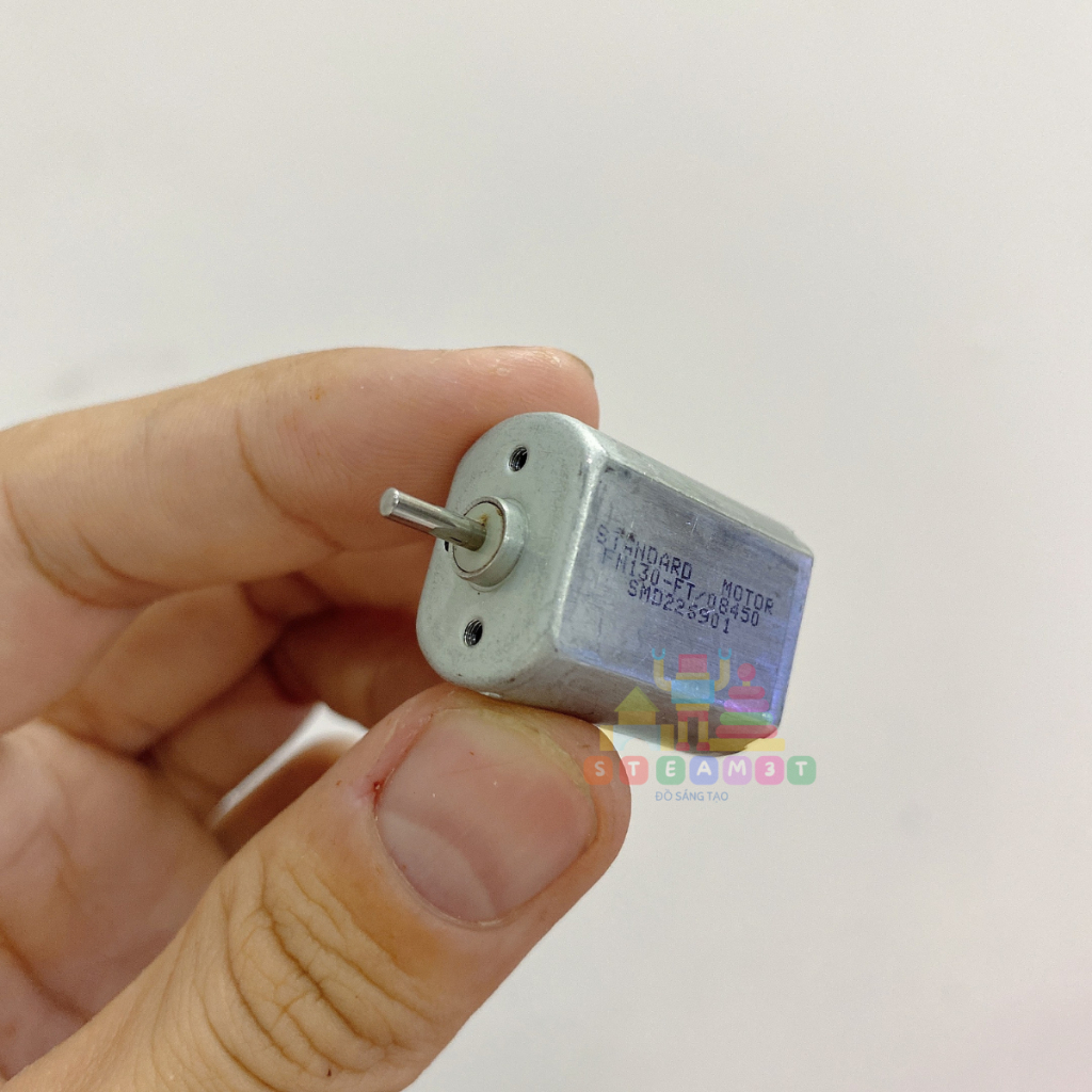 Motor mini 130 điện áp 12V tốc độ 10000 vòng chạy êm cho máy xăm, máy mài - hàng mới 100% - LK0541