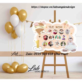 Nhận Đặt gấp_Bộ sưu tập 12 ảnh để bàn trang trí sinh nhật chibi cho bé