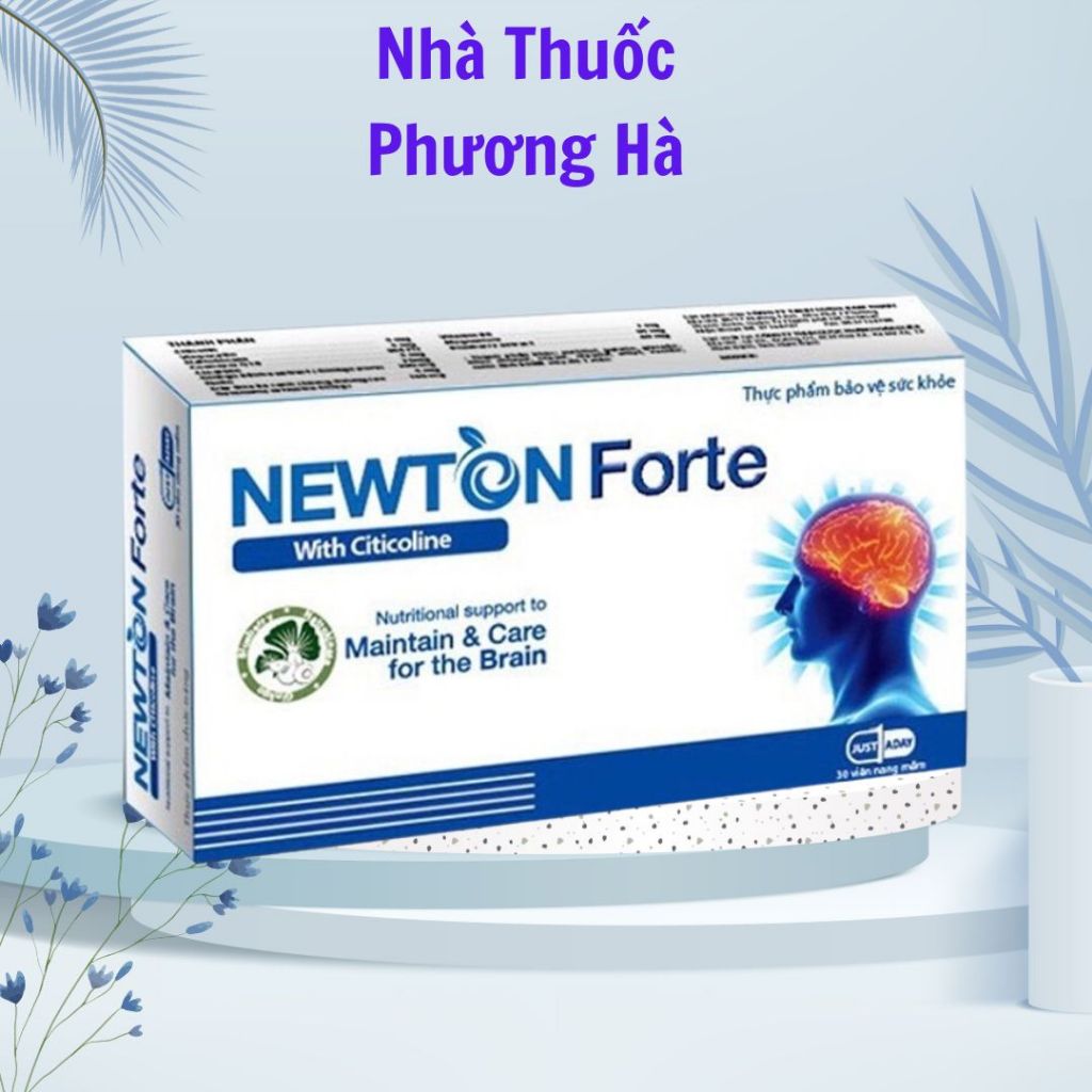 Viên uống Newton fort hộp 30 viên. Hoạt huyết dưỡng não, giúp giảm đau đầu, tăng cường trí nhớ