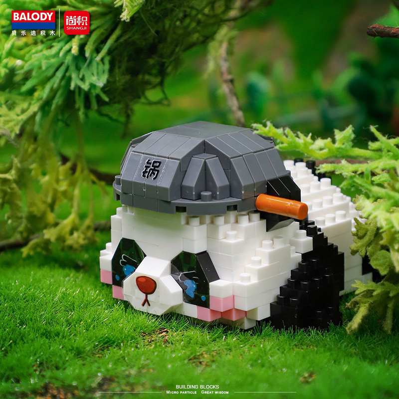 MÔ HÌNH LẮP RÁP 3D GẤU TRÚC ĐÁNG YÊU