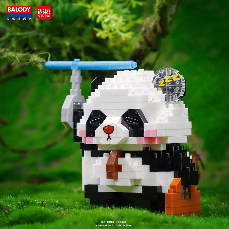 MÔ HÌNH LẮP RÁP 3D GẤU TRÚC ĐÁNG YÊU