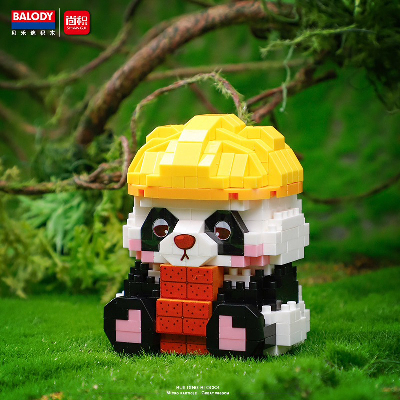 MÔ HÌNH LẮP RÁP 3D GẤU TRÚC ĐÁNG YÊU