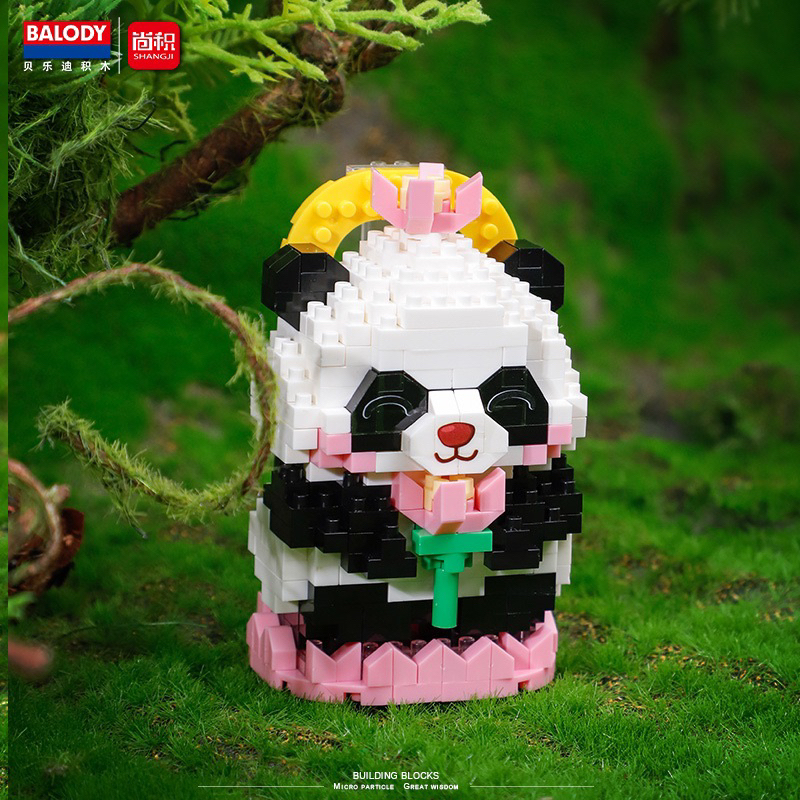 MÔ HÌNH LẮP RÁP 3D GẤU TRÚC ĐÁNG YÊU