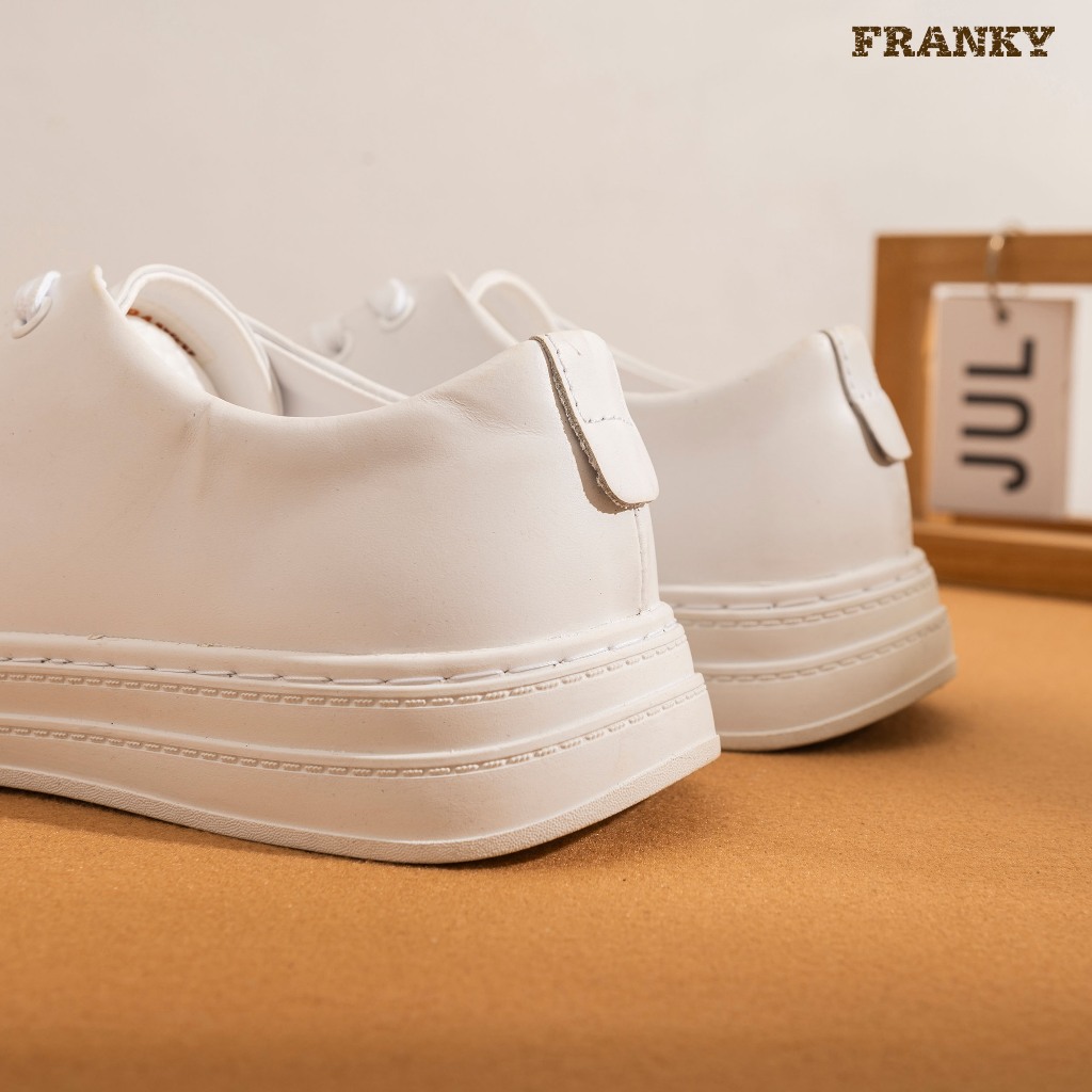 Giày Thể Thao Nam Franky Essential Sneaker - White Phong Cách Đơn Giản, Thanh Lịch