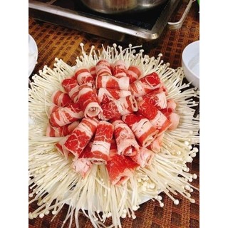 Ba chỉ bò Mỹ cuộn.khay 500g( giao hỏa tốc )