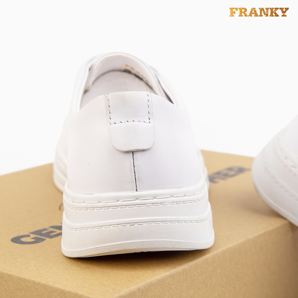 Giày Thể Thao Nam Franky Essential Sneaker - White Phong Cách Đơn Giản, Thanh Lịch