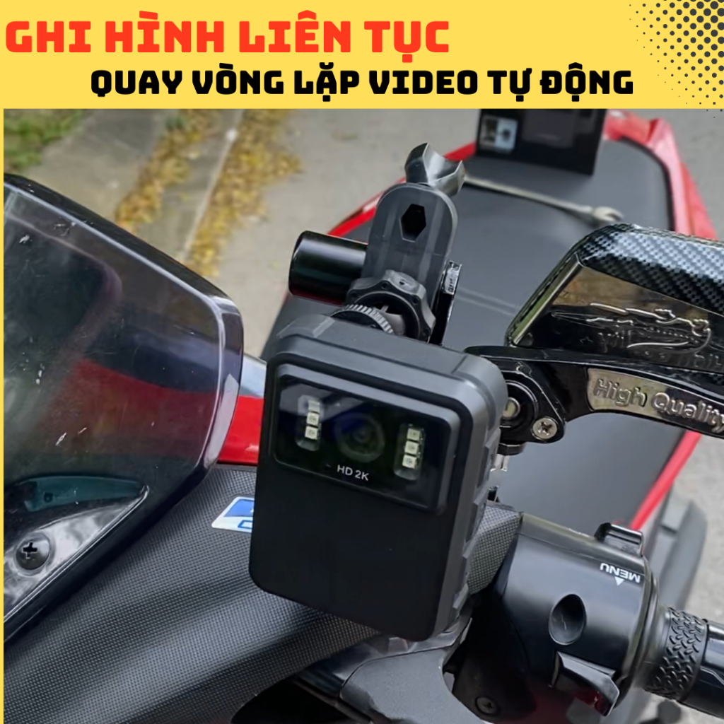 Camera hành trình xe máy L9s wifi chính hãng Owlcam, Có kết nối điện thoại, pin liền cực trâu