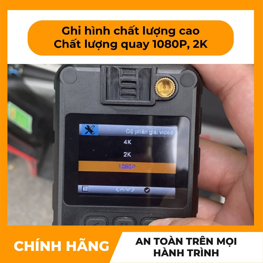 Camera hành trình xe máy L9s wifi chính hãng Owlcam, Có kết nối điện thoại, pin liền cực trâu
