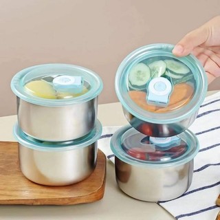 Hộp INOX Tròn Có Nắp