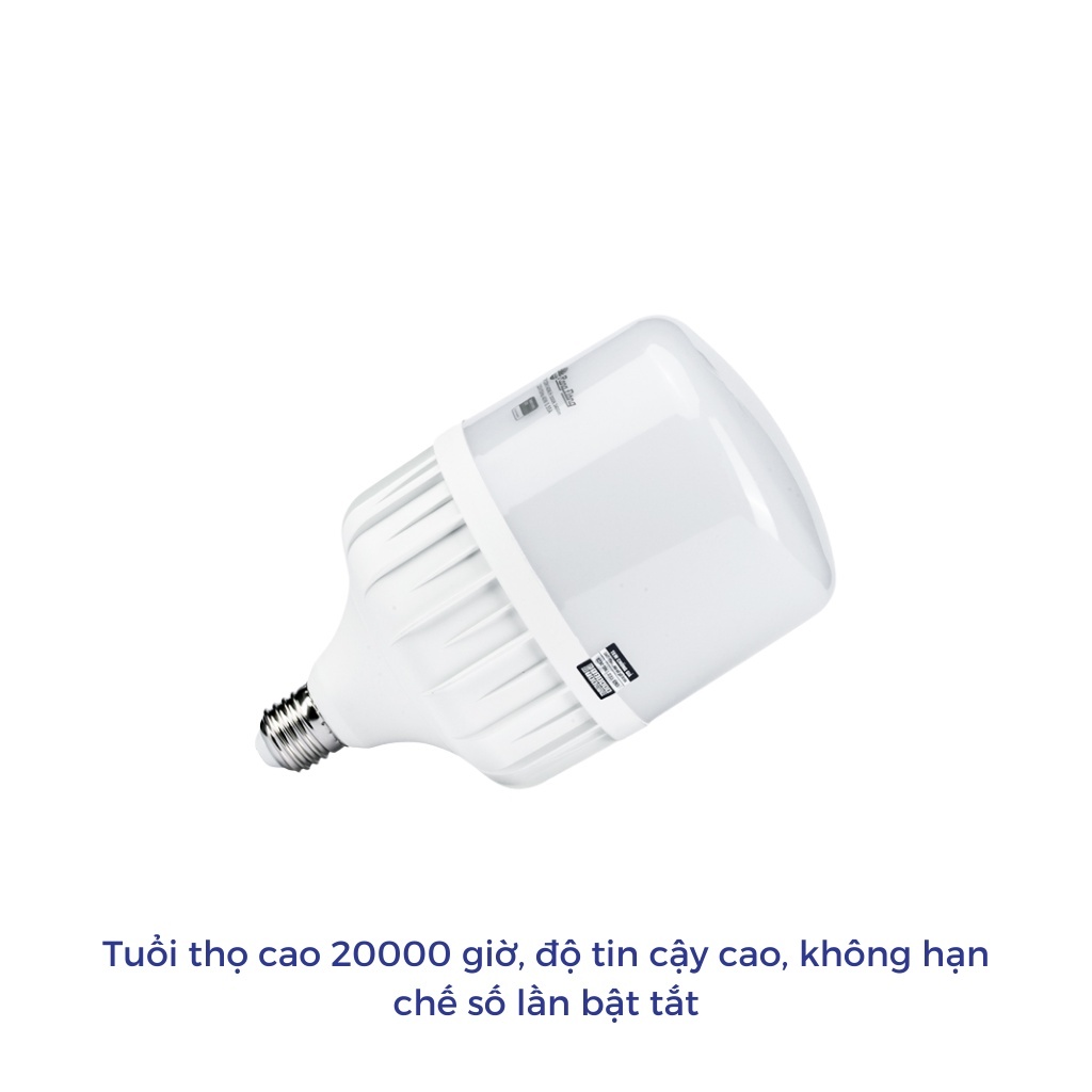 RẠNG ĐÔNG Bóng đèn Led Bulb Trụ công suất 20w,30w,40w,50w  Model: TRN1