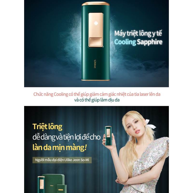Máy triệt lông Ulike Sapphire Air+ IPL