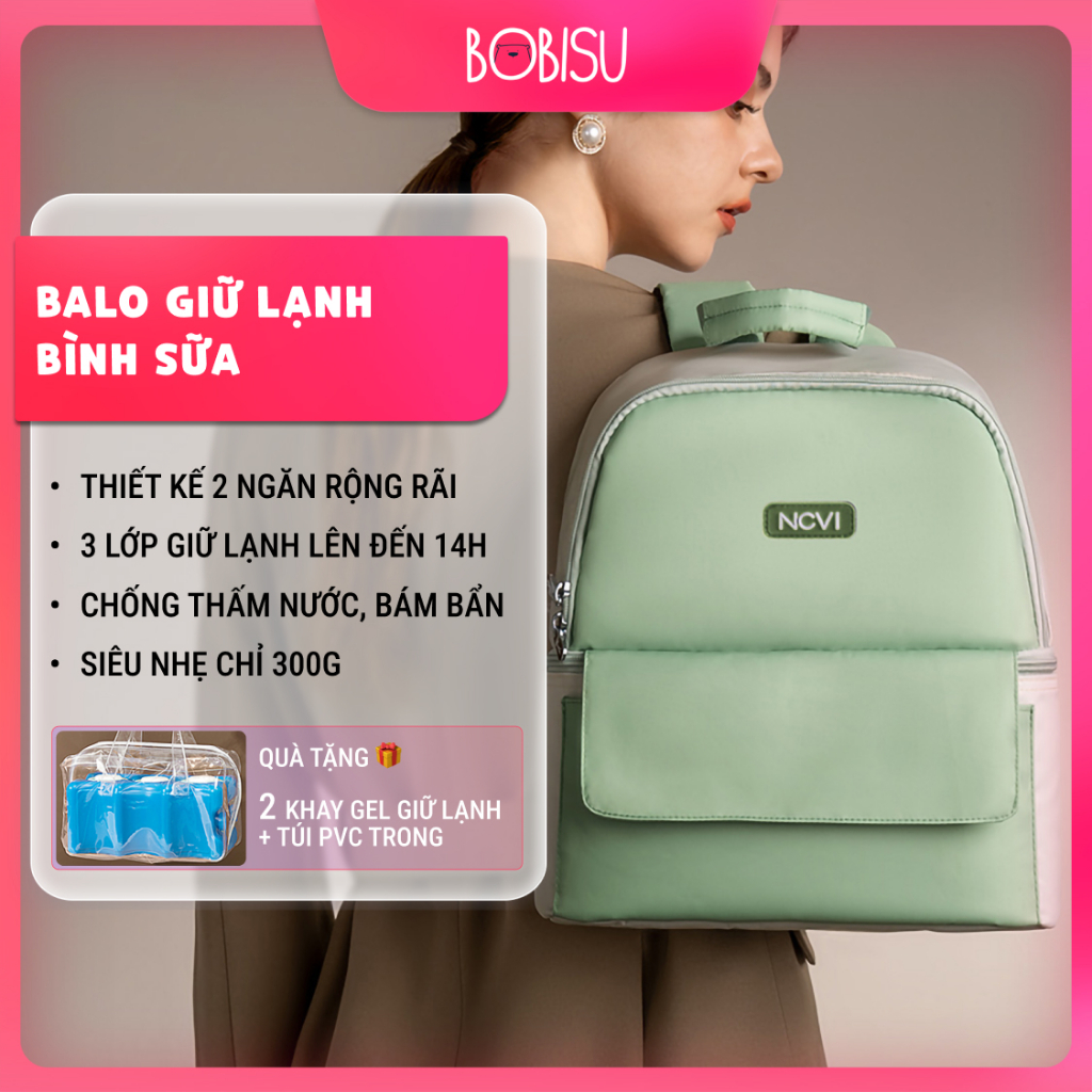 Balo giữ lạnh sữa cỡ lớn PHANPY | NCVI