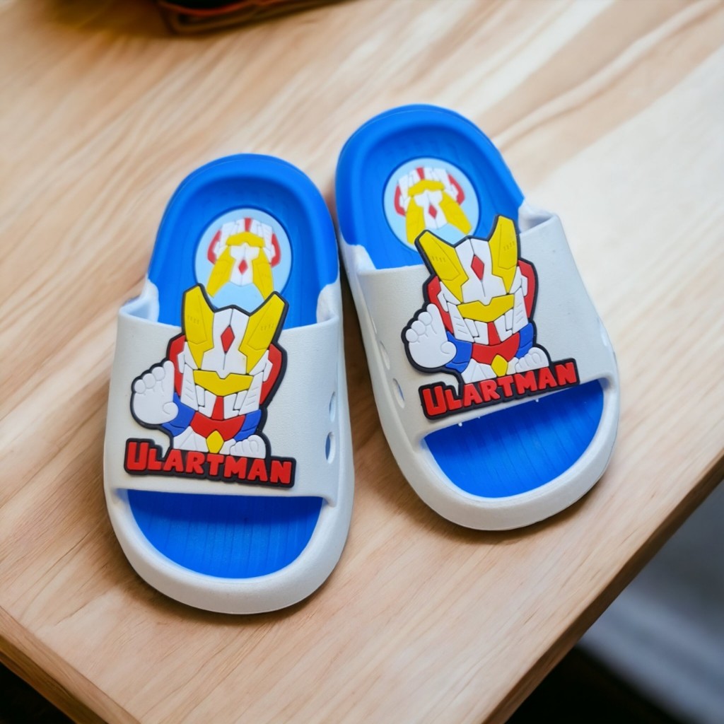 Dép bánh mì siểu nhân điện quang phối màu siêu đẹp êm chân bé,hàng cao cấp siêu xịn