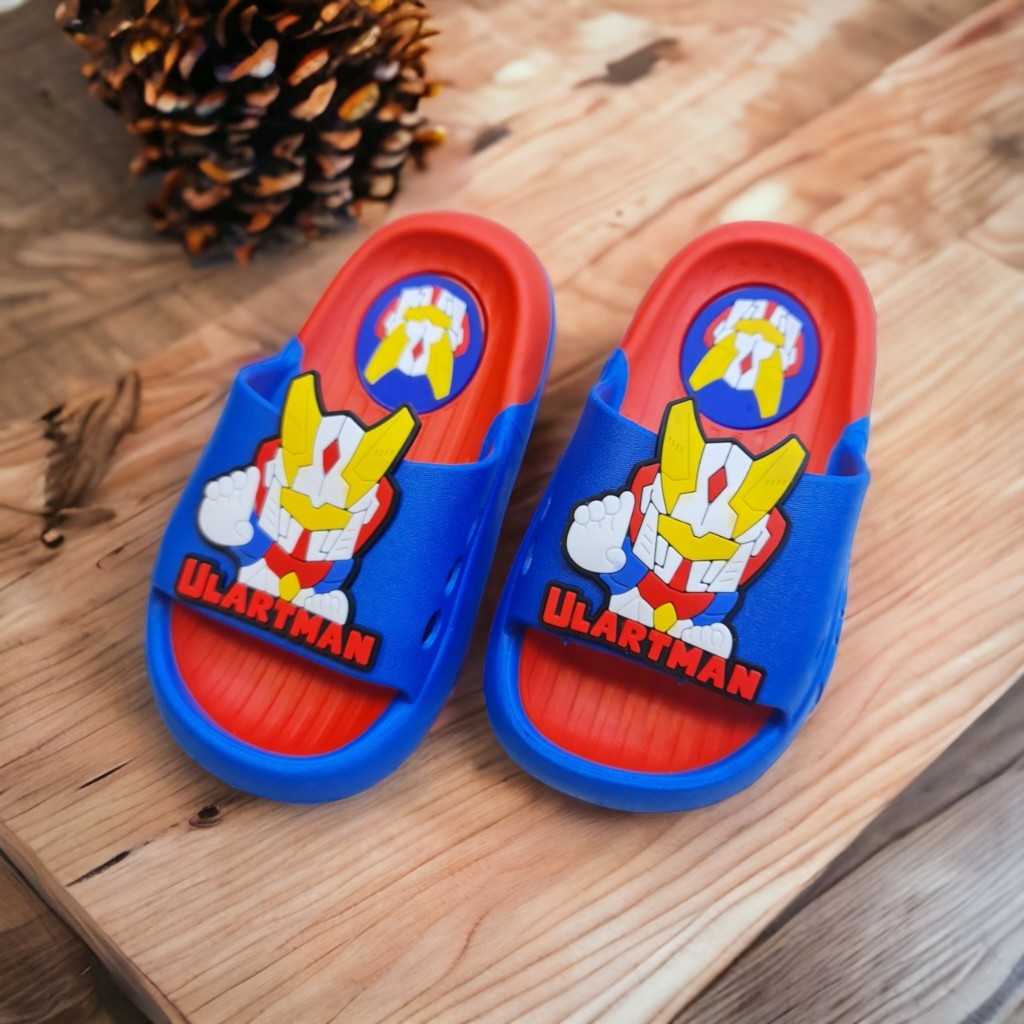 Dép bánh mì siểu nhân điện quang phối màu siêu đẹp êm chân bé,hàng cao cấp siêu xịn