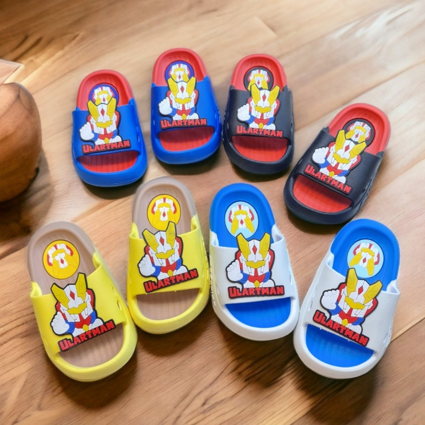 Dép bánh mì siểu nhân điện quang phối màu siêu đẹp êm chân bé,hàng cao cấp siêu xịn