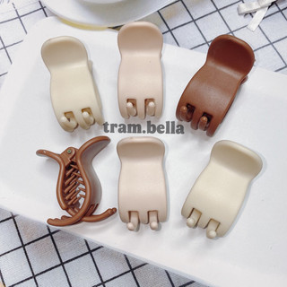 Kẹp tóc càng cua 5 răng bầu tông nâu tram.bella