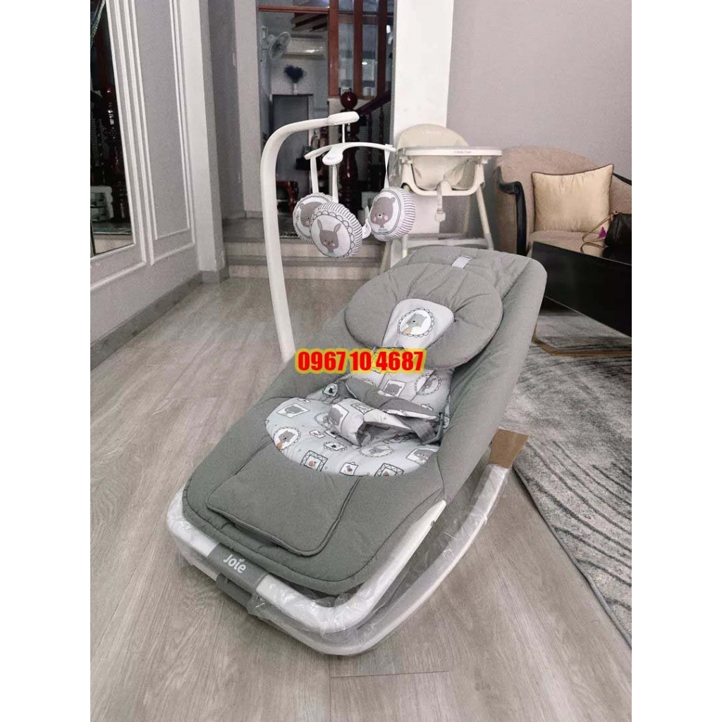 Ghế rung trẻ em Joie Dreamer petite city ,starry night, flower forever, sản phẩm thích hợp cho bé từ sơ sinh đến 15kg