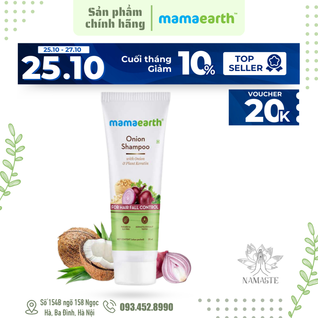 Dầu gội Hành giảm rụng tóc 25ml