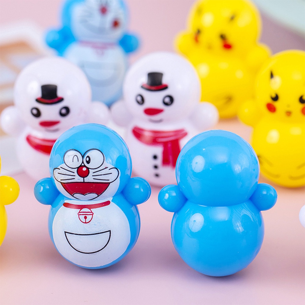 Combo 100 Đồ Chơi Lật Đật Mini Cho Bé - Squid Game Giải Trí Nhiều Mẫu Dora, Pika, Trò Chơi Con Mực, Mion, Trang Trí