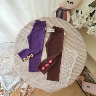 Mã tặng 9k quần cotton dài thu đông bé gái, quần thun thu đông, kết hợp xinh
