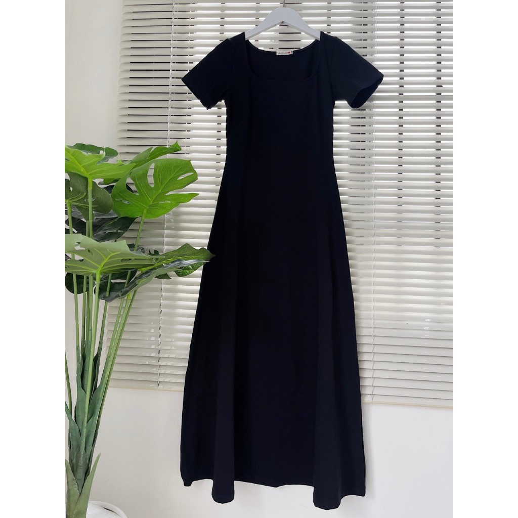 🎏 𝐍𝐄𝐖 𝐈𝐍 - Rabutan maxi dress ✨ ĐẦM MAXI THUN BASIC