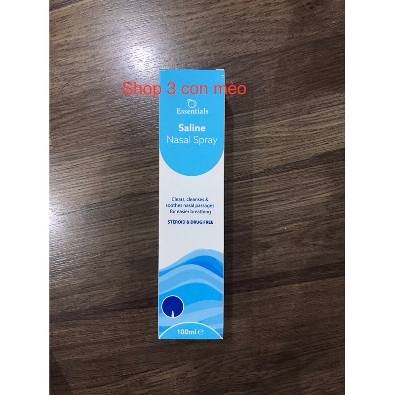Xịt mũi Essentials saline