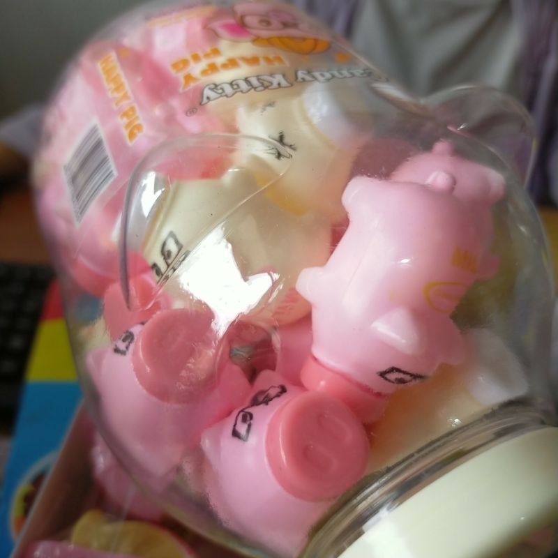 Sỉ Hũ kẹo viên nén sữa chua 30 con lợn đáng yêu