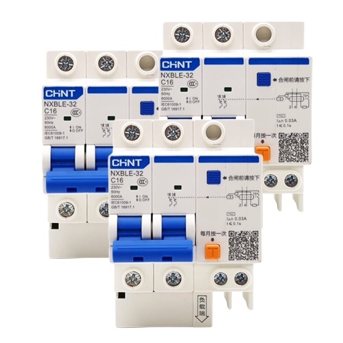 Aptomat chống giật RCBO Chint NXBLE-32 2P C16