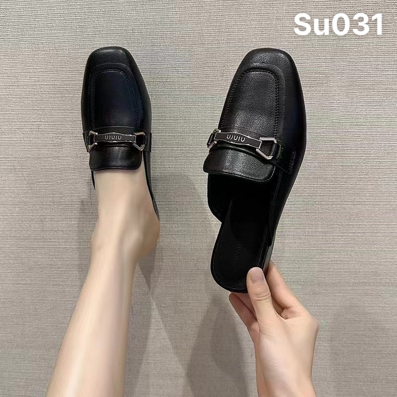 Dép sục nữ da mềm đế 2cm - SU031