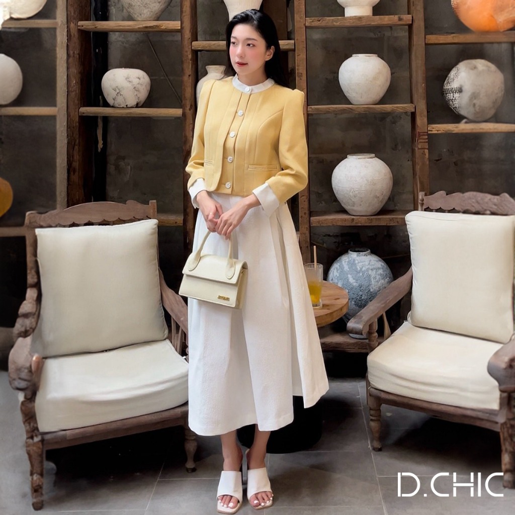 Áo khoác dáng ôm tay bồng D.CHIC MS: 161623