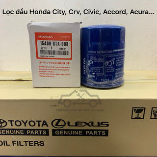 Lọc nhớt, lọc dầu động cơ Honda CRV, Civic, City, Accord, Acura MDX, Odyssey, 15400RTA004