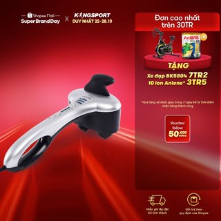 Máy massage cầm tay KINGSPORT KS884 thiết kế hiện đại dễ sử dụng, sử dụng massage cho 6 vùng trên cơ thể