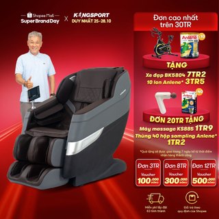 Ghế massage toàn thân KingSport G92 chế độ không trọng lực, nhiệt hông ngoại vùng lưng và chân