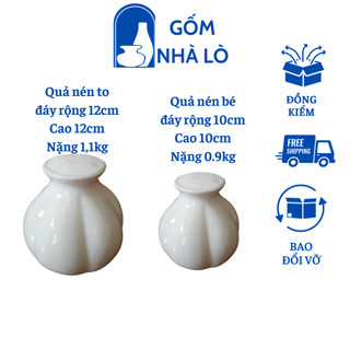 Quả nén gốm sứ bát tràng muối dưa cà gốm nhà lò