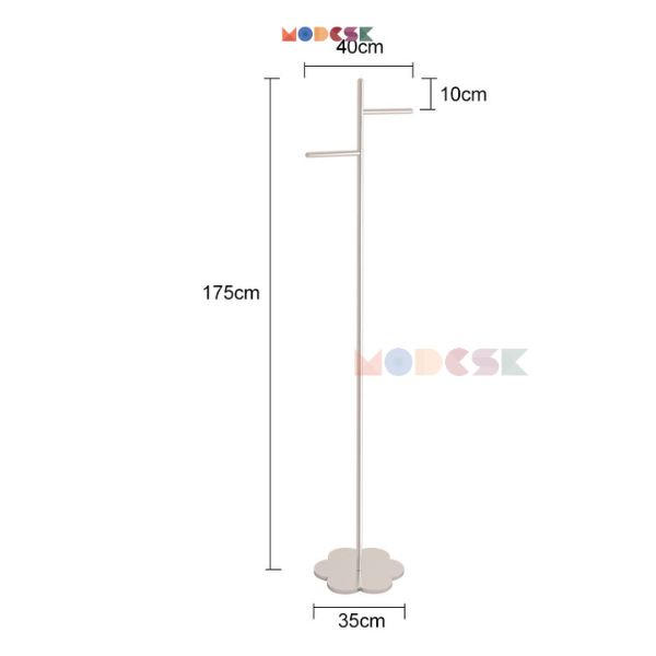 Modesk SS Lucky Flower Hanger/ Sào đơn livestream Inox304 đế hình bông hoa