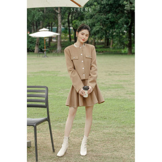 Chân váy ngắn RAIM SKIRT chất liệu dạ Hàn thiết kế xoè nhẹ tiểu thư Hàn quốc by Serene