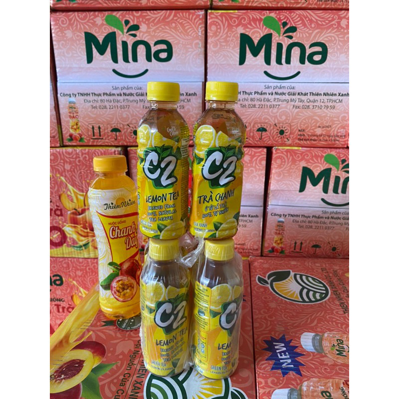Thùng c2 chanh đào táo 230ml