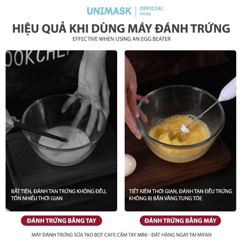 🥚🥚🍮￼. MÁY TẠO BỌT CÀ PHÊ MINI CẦM TAY, MÁY ĐÁNH TRỨNG WHISK