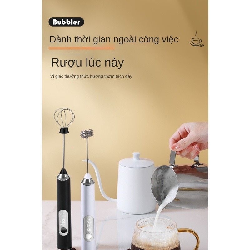 🥚🥚🍮￼. MÁY TẠO BỌT CÀ PHÊ MINI CẦM TAY, MÁY ĐÁNH TRỨNG WHISK